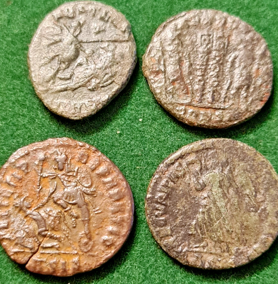 Roman Bronze 3rd-4th Century, Constantine Period AE3/4 (12 in lot)