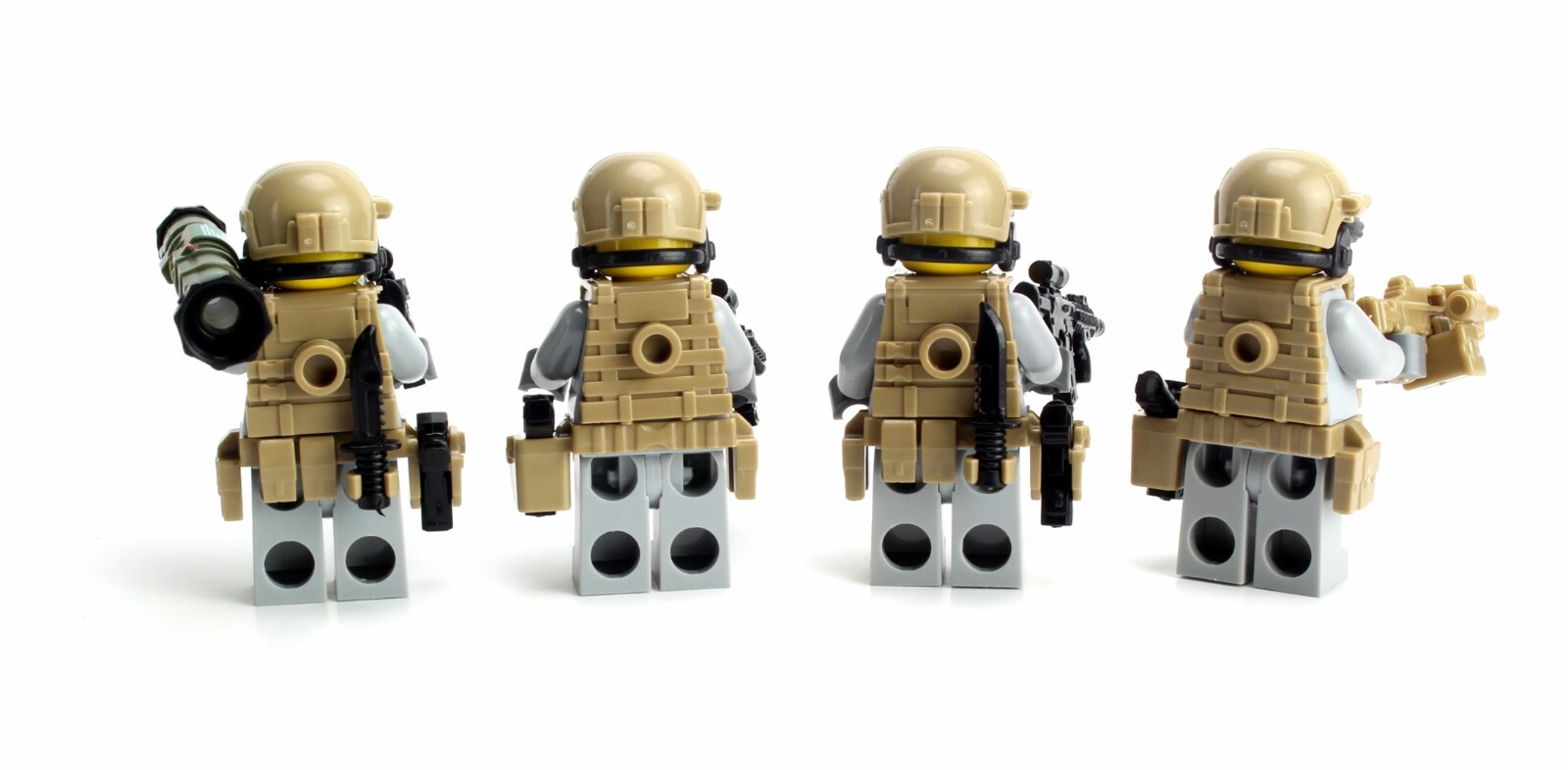 U.S. Army Rangers Complete Military Squad made with real LEGO® minifigures