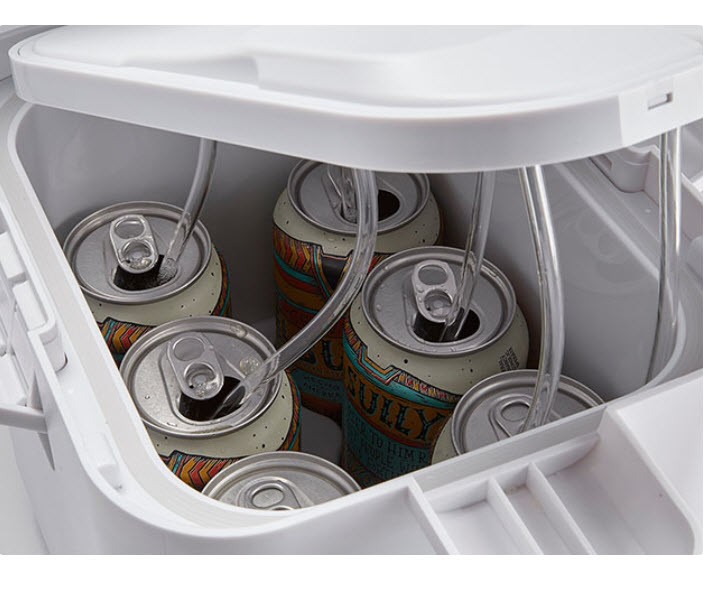 NEW WITHOUT BOX - QUIRKY TAPOLOGY 6-PACK COOLER MICROFOAM BEER SYSTEM