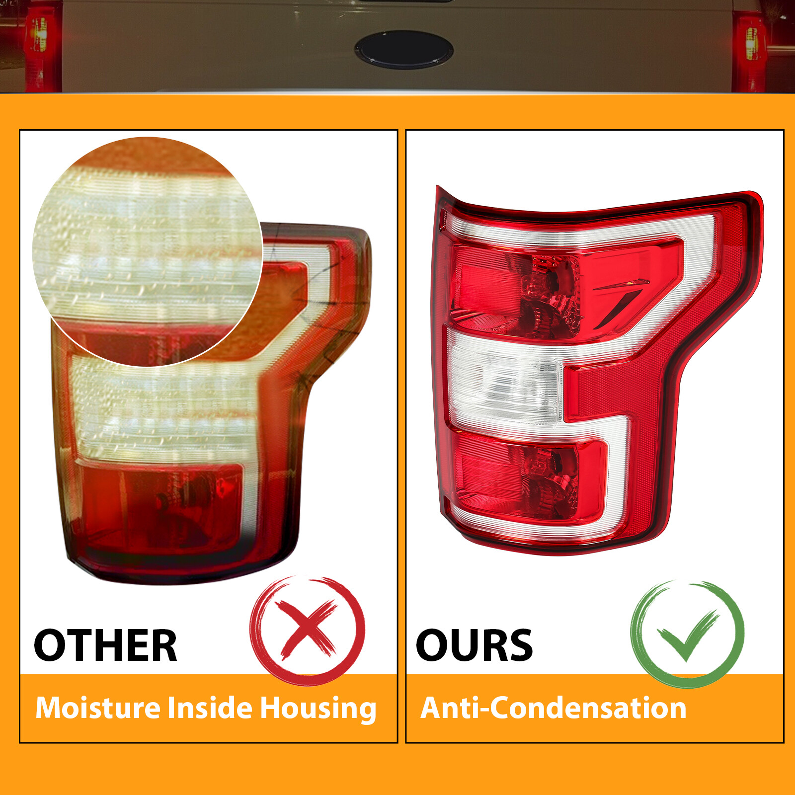 For 2018-2020 Ford F150 F-150 Rear Tail Lamp Light RH Side Replace JL3Z-13404-H