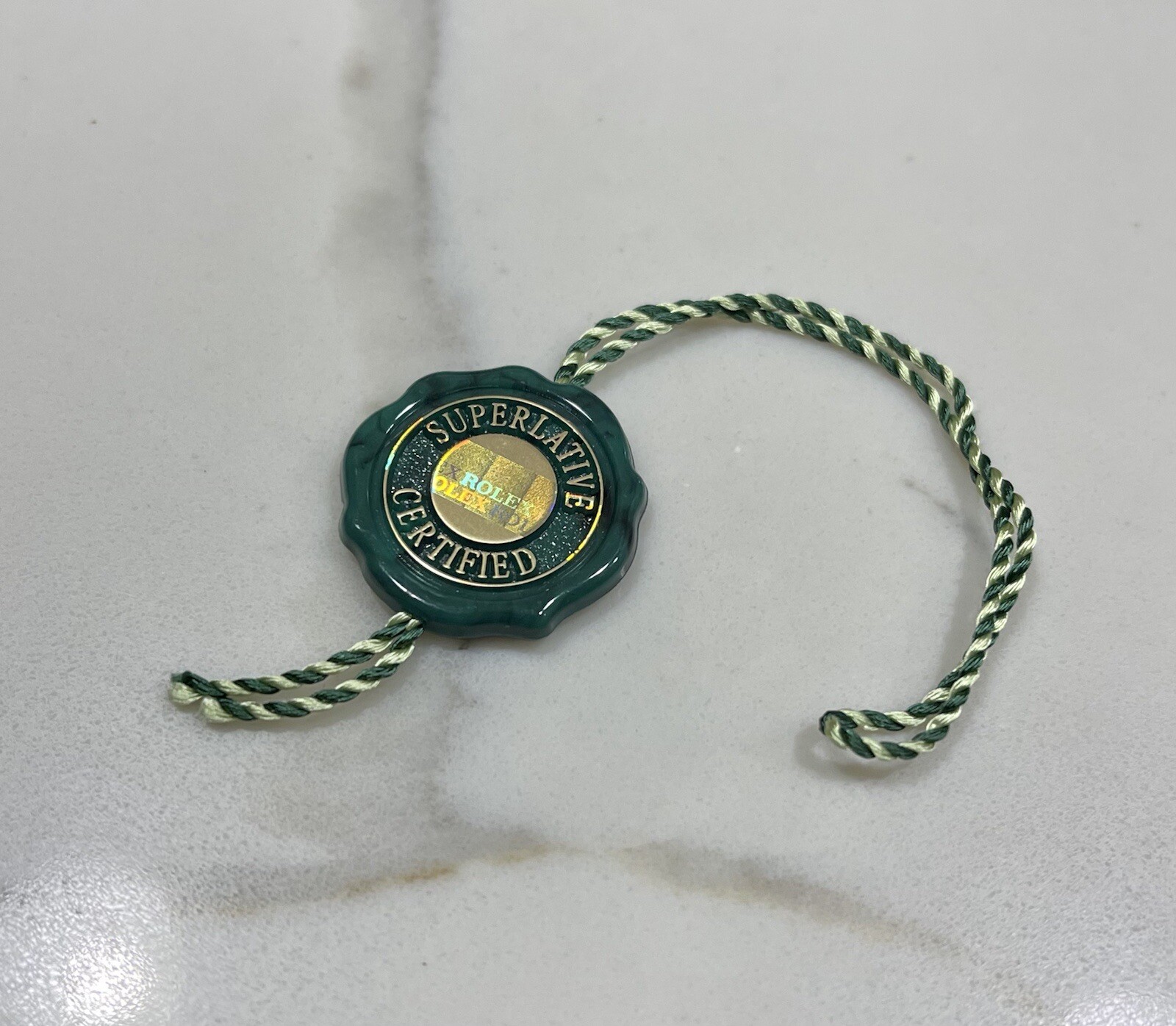 OEM New Style Rolex Oyster Perpetual Booklet 124300 126000 Card Holder TAG NEW