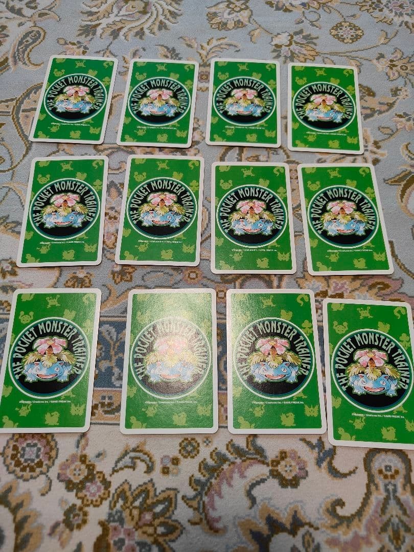 Pokemon Playing Cards Poker Venusaur Deck Green 1996 Nintendo JP rare