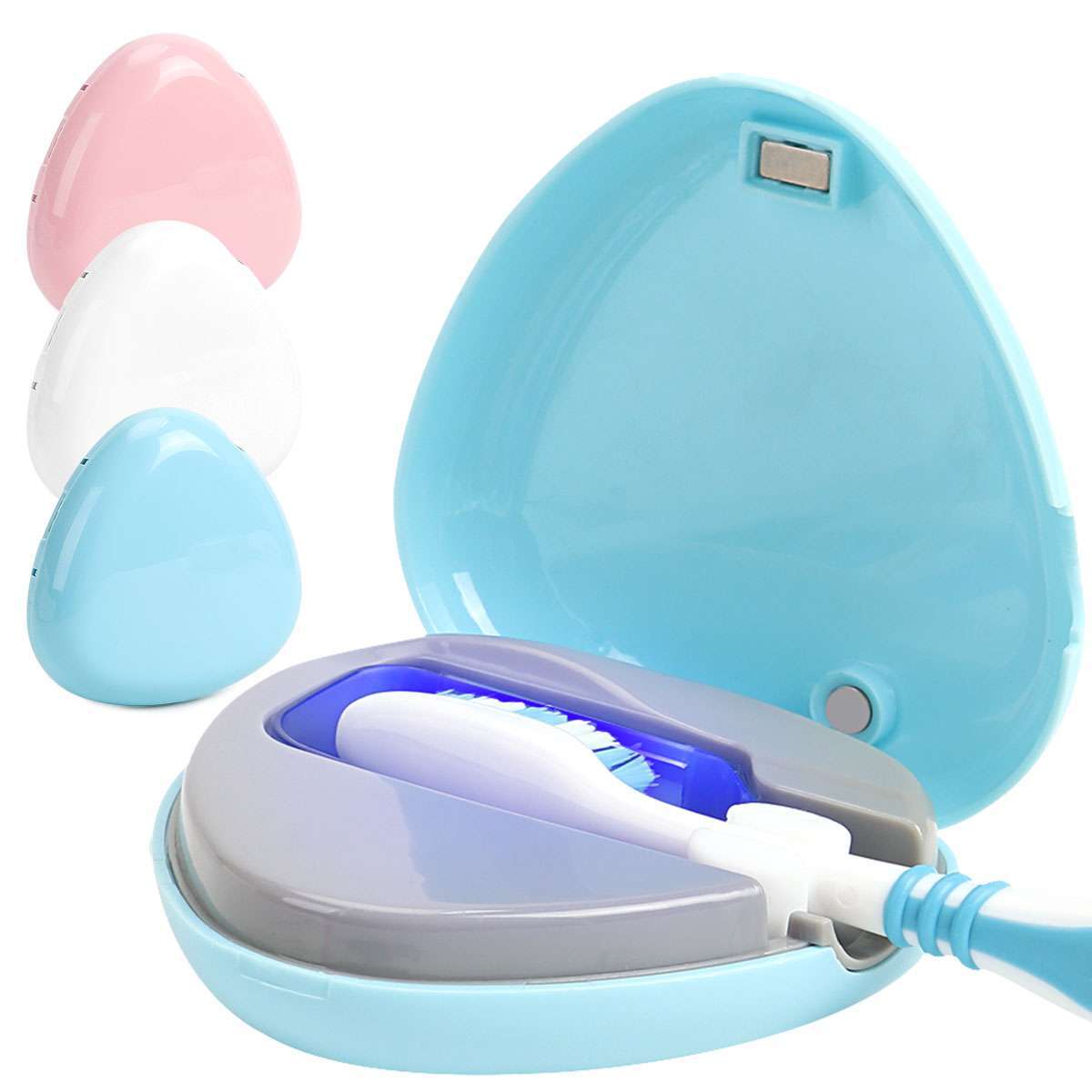 Rechargeable UV Toothbrush Sanitizer Sterilizer Cover Toothbrush Holder Case