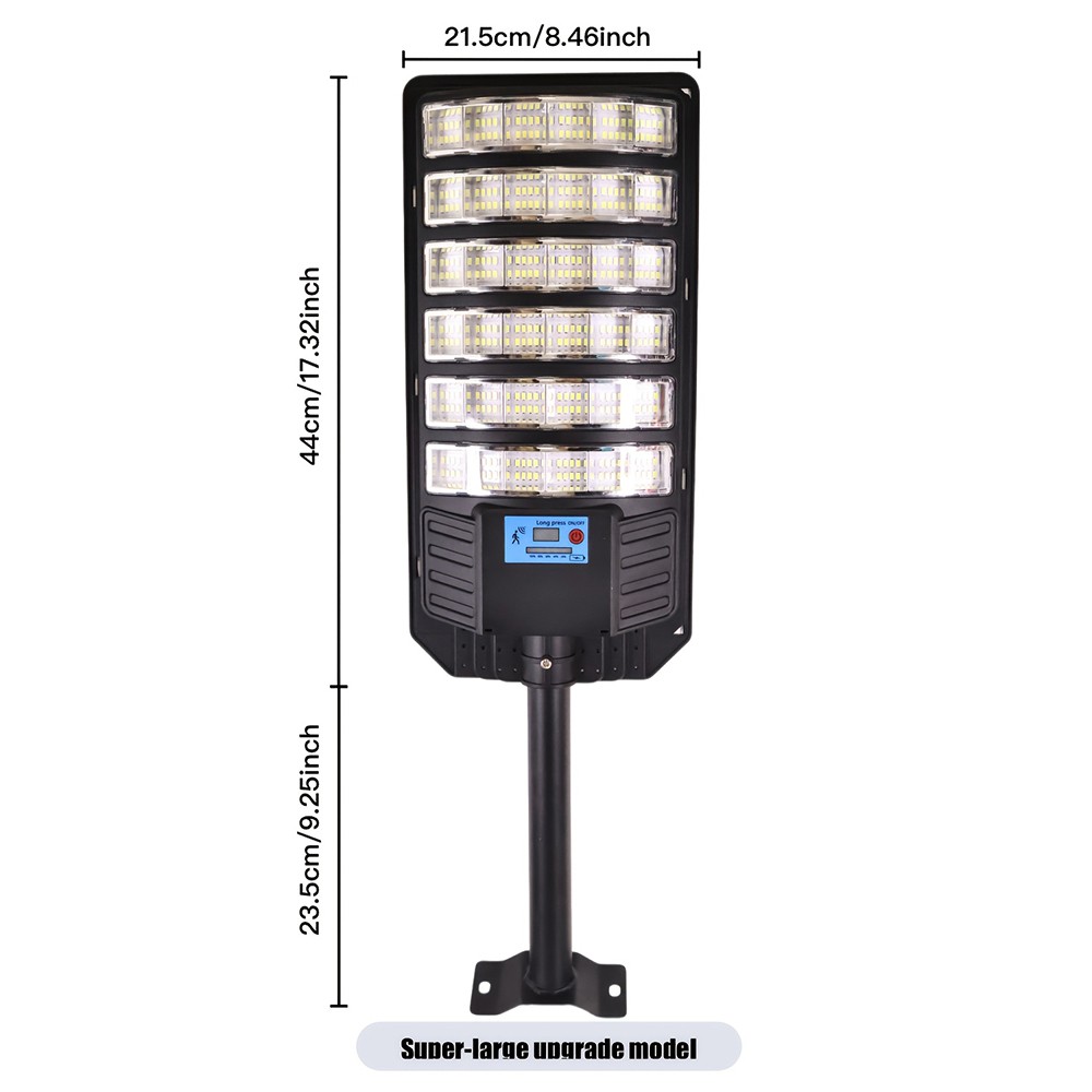 20000000LM Commercial LED Solar Street Light Outdoor Dusk to Dawn Road Area Lamp