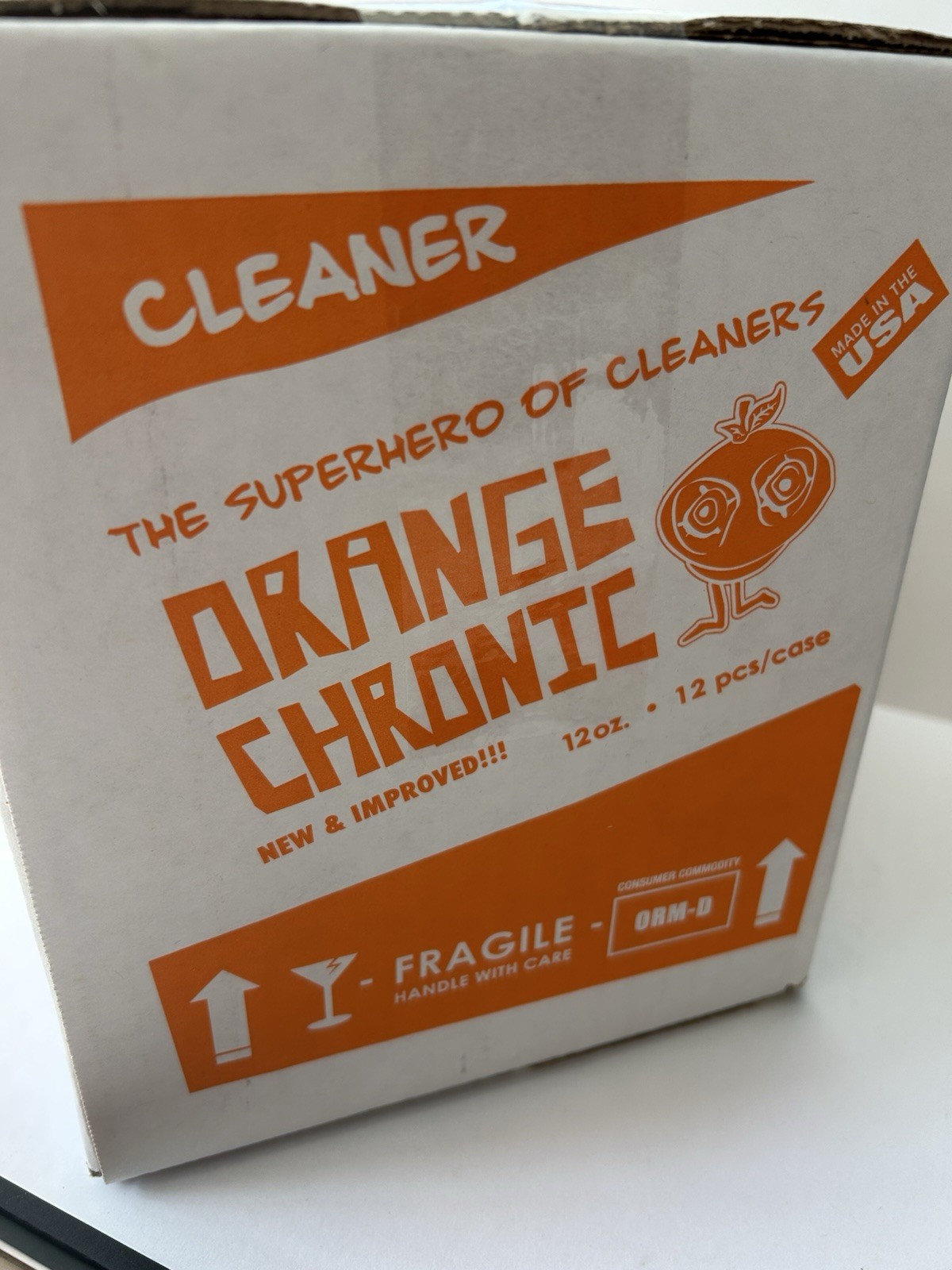 ORANGE CHRONIC 12 oz Cleaners (12 In Case)
