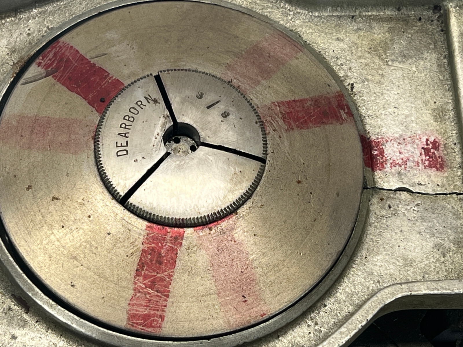 EARLY COLLET INDEXER COLLET FIXTURE MACHINE (CRACK ON TOP)