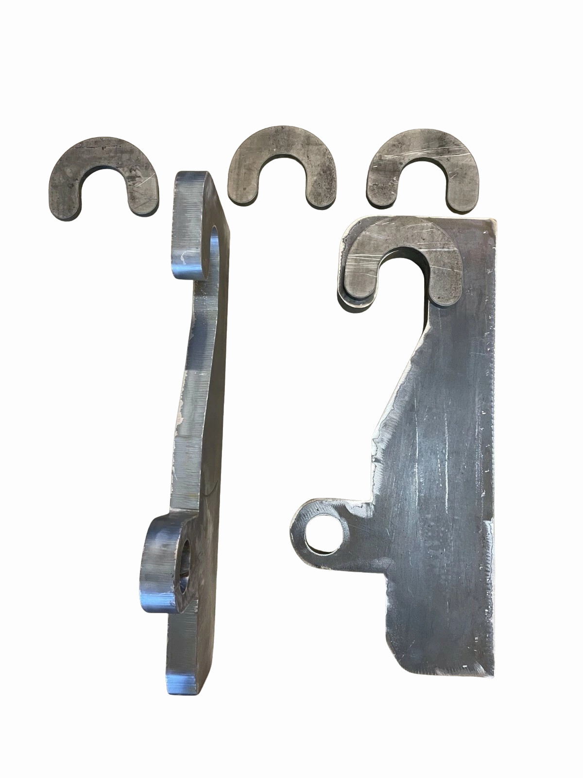 JRB 416 Blank Quick Attach for JRB Loader mounts+Wear Plates (Ears) for top hook