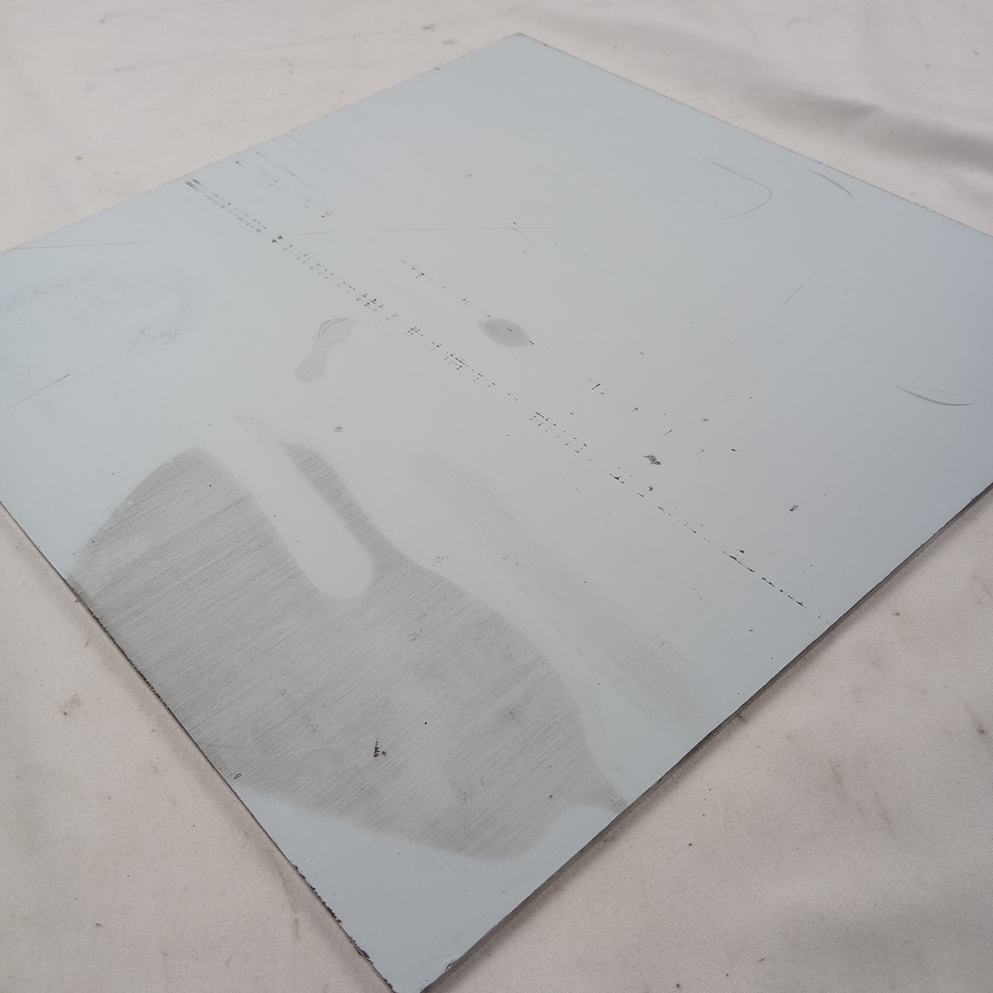 1/8" .125 Aluminum Sheet Plate 12" x 12" FLAT STOCK 5052 12x12 USA/Vinyl 1 Side