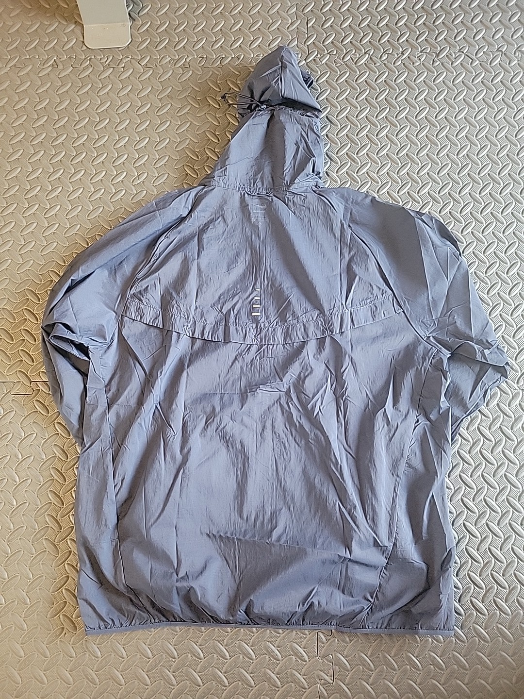 Nike Stride Men's MediumRepel UV Running Jacket Thunder Blue HV4548-437 NEW $125