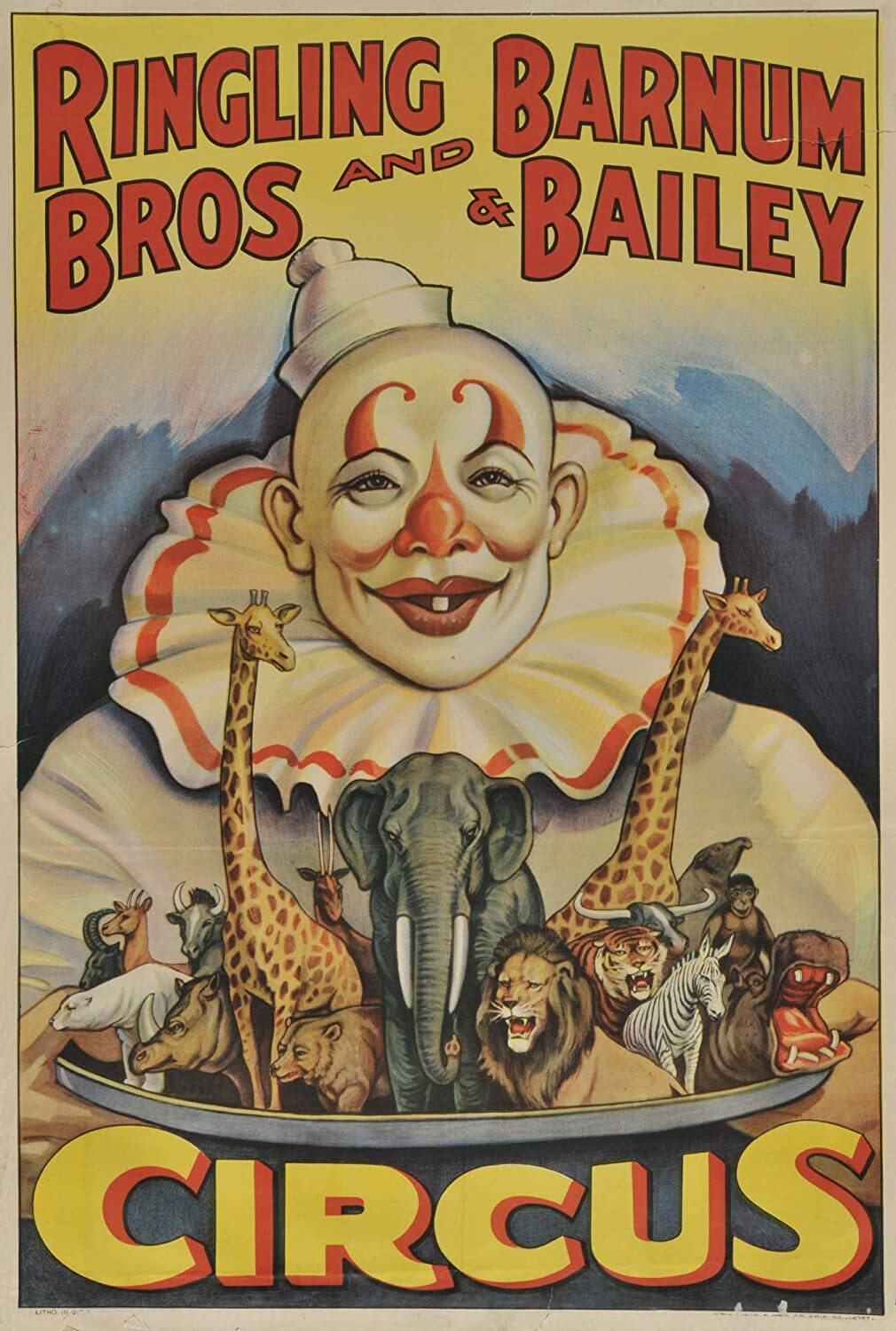 Circus, Clown, Carnivals, Posters, vintage photo reproduction High quality 531 *