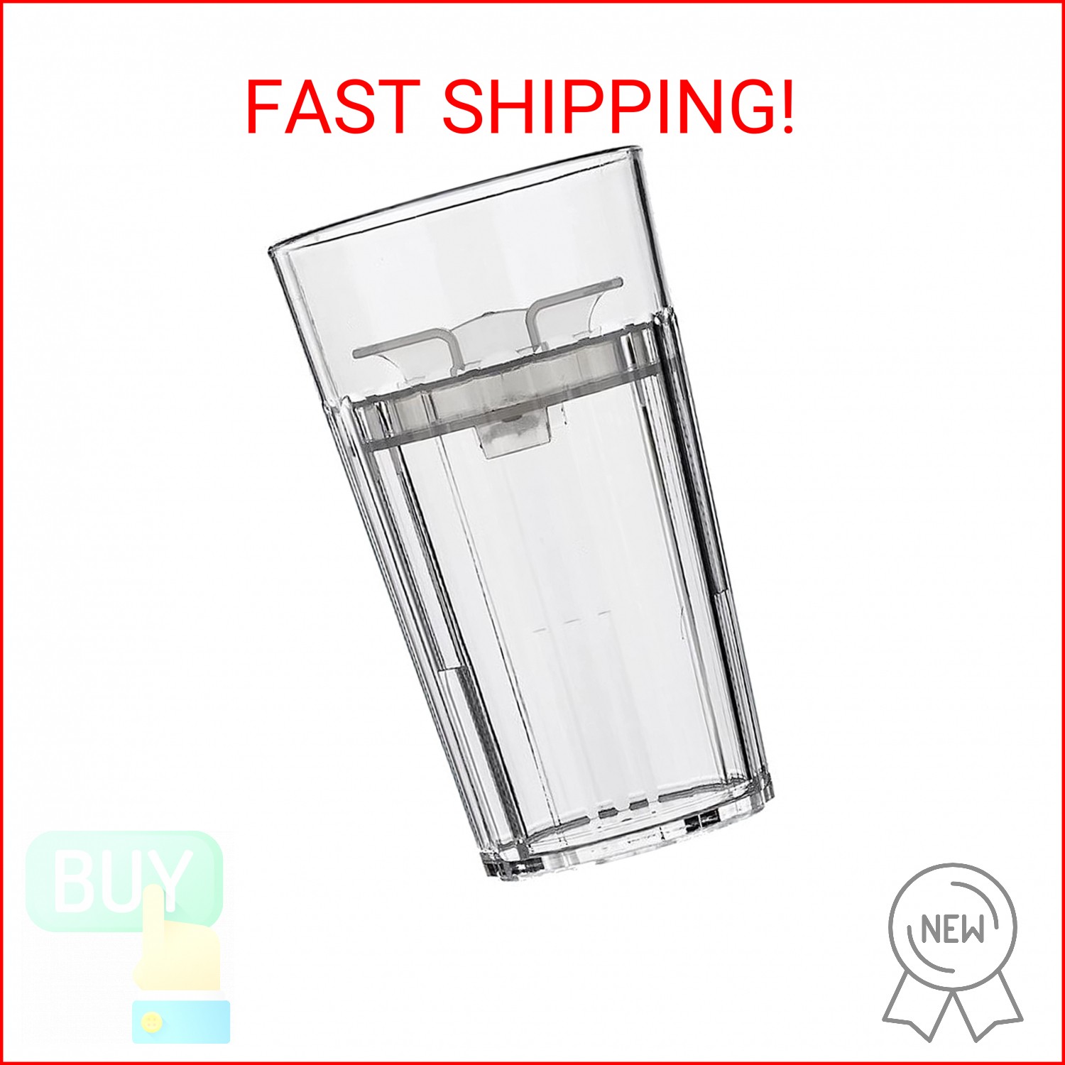 BUNDLE: Reflo Smart Cup (Clear 1-Pack) Open Training Cup, Toddler Cup, 360 Contr