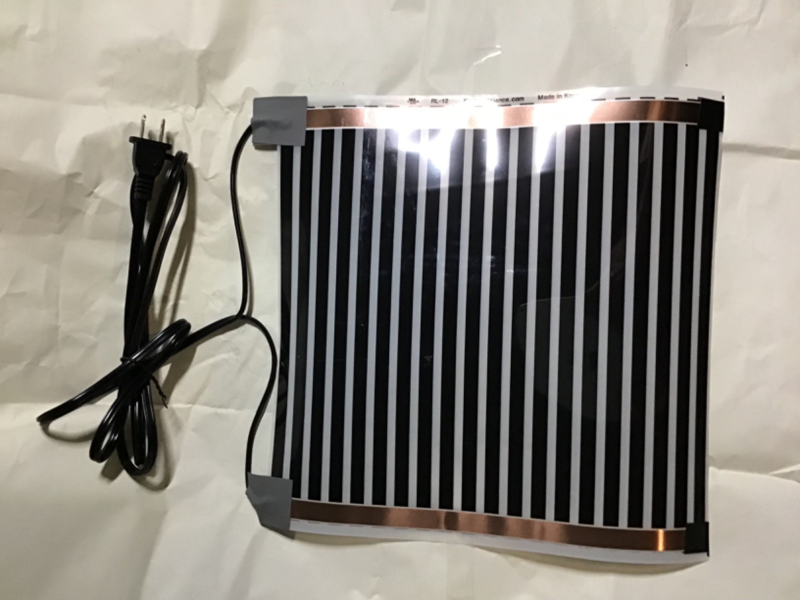 12”/23w THG Heat Tape BY THE FOOT Under cage or Back heat Reptile Racks Incubate