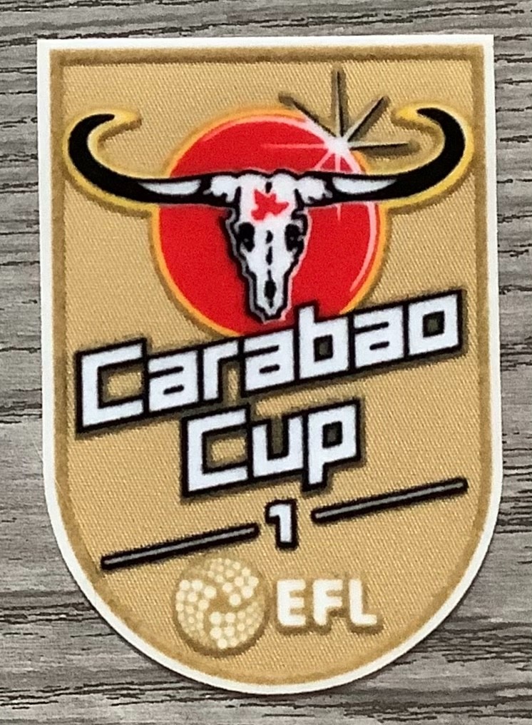 2025-2026 EFL CARABAO CUP WINNERS + NO ROOM+TOGETHER SLEEVE PATCHES