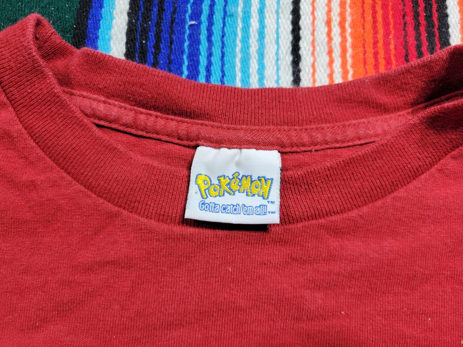 Vintage Pokemon Ash Ketchum 1999 Nintendo T-Shirt Size Youth XL