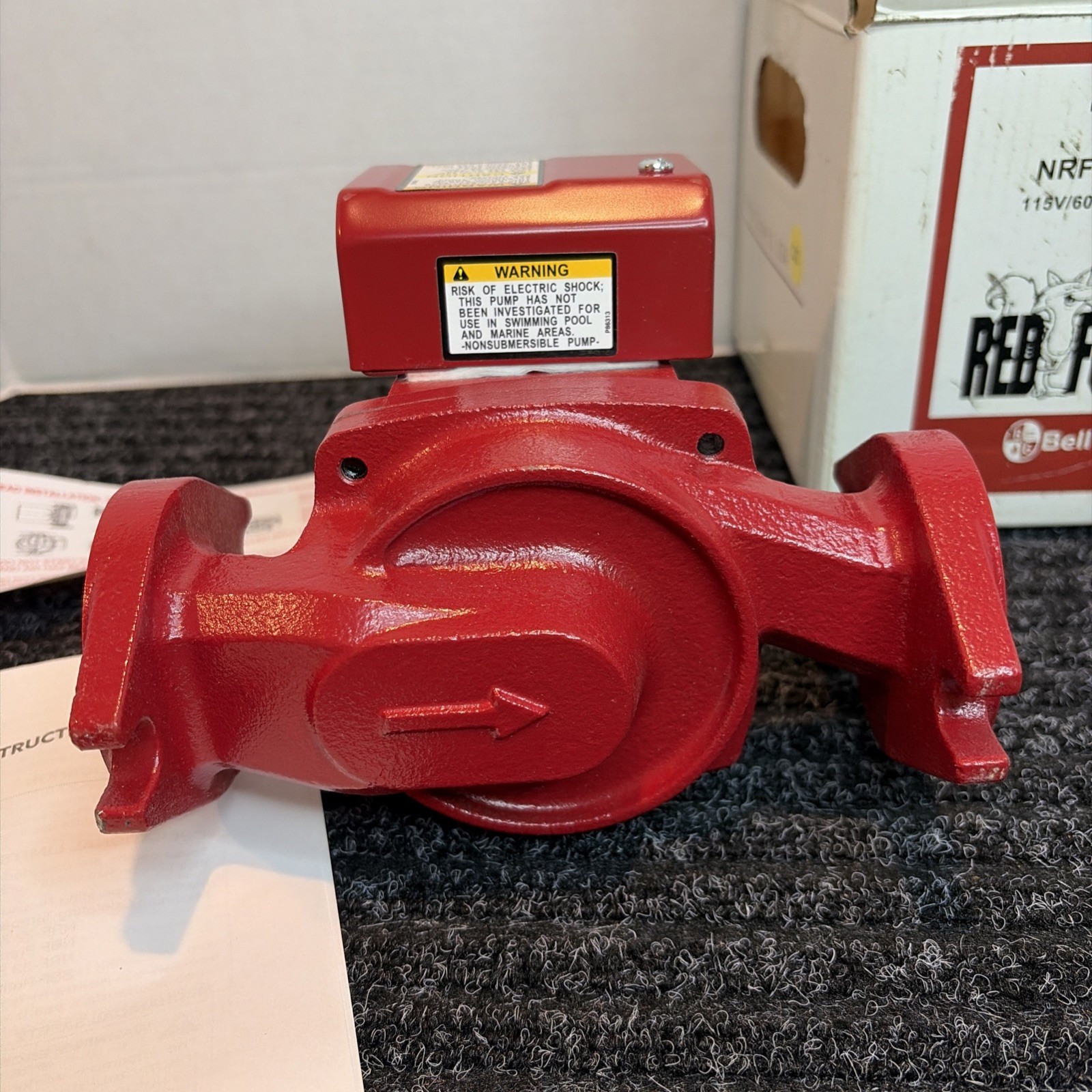 Bell & Gossett 103251 1/25 HP, NRF-22 Red Fox Circulator Pump - NEW