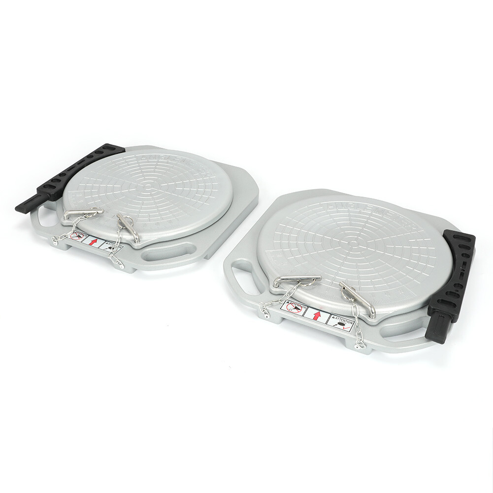 2PCS Durable Car Front End Wheel Alignment Tool Turntable Alignment Turn Plates