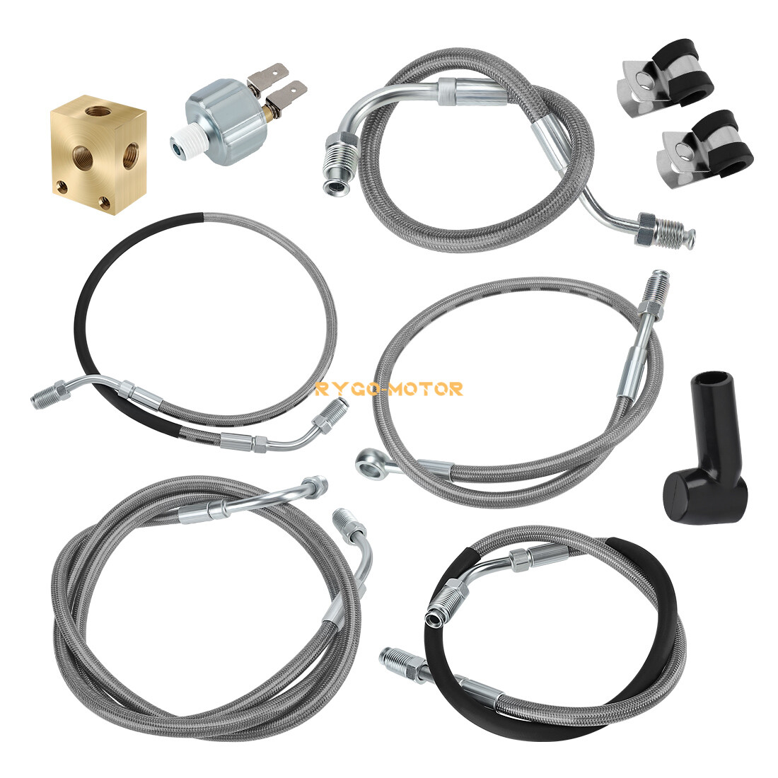 All Brake Lines Kit for Polaris Sportsman 500 335 1998 1999 2000 2001 1930753