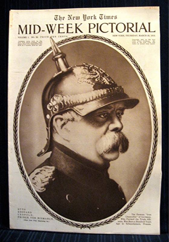 1915 NY Times 03-25 Mid Week War Pictorial WWI Magazine