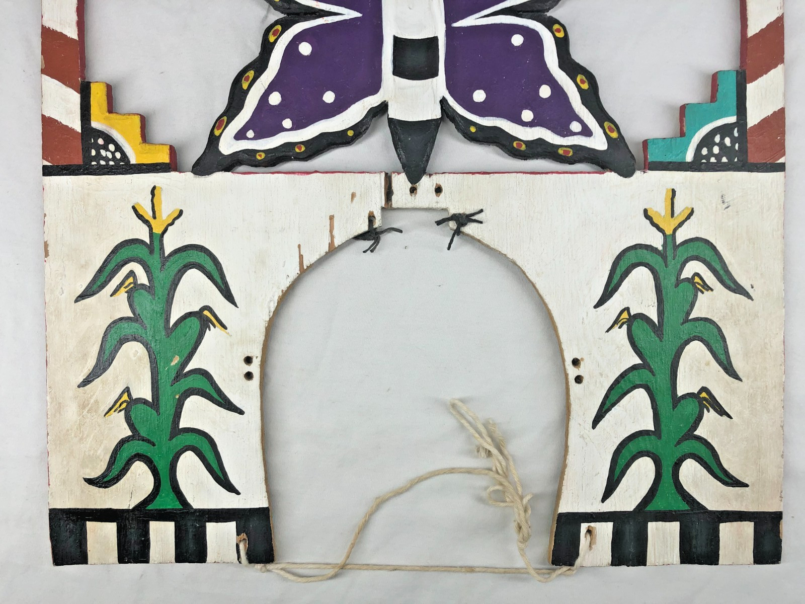 GREAT OLDER ORIGINAL HOPI MADE TABLITA 16" TALL X 14" ACROSS