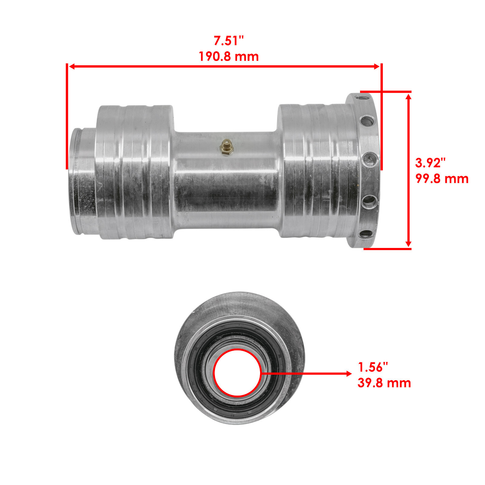 Rear Axle Shaft Wheel Hub Bearing Carrier for Honda TRX400EX Sportrax 400 99-08