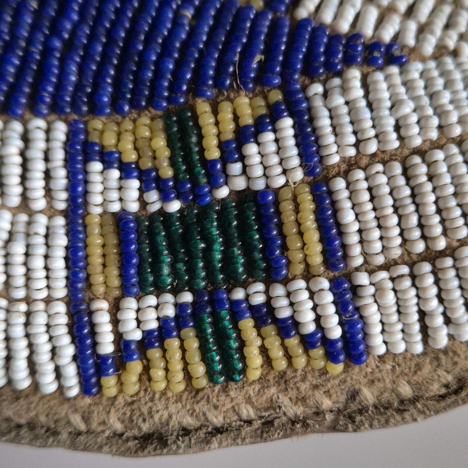 Antique Central Plains (Sioux?) Beaded Moccasins, ca 1880s. Gen. H.E. Tutherly