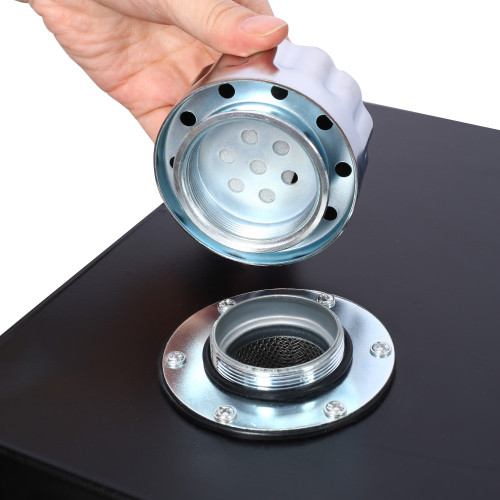 10 Gallon Hydraulic Fluid Tank Steel Reservoir Strainer Gauge Tractor Truck