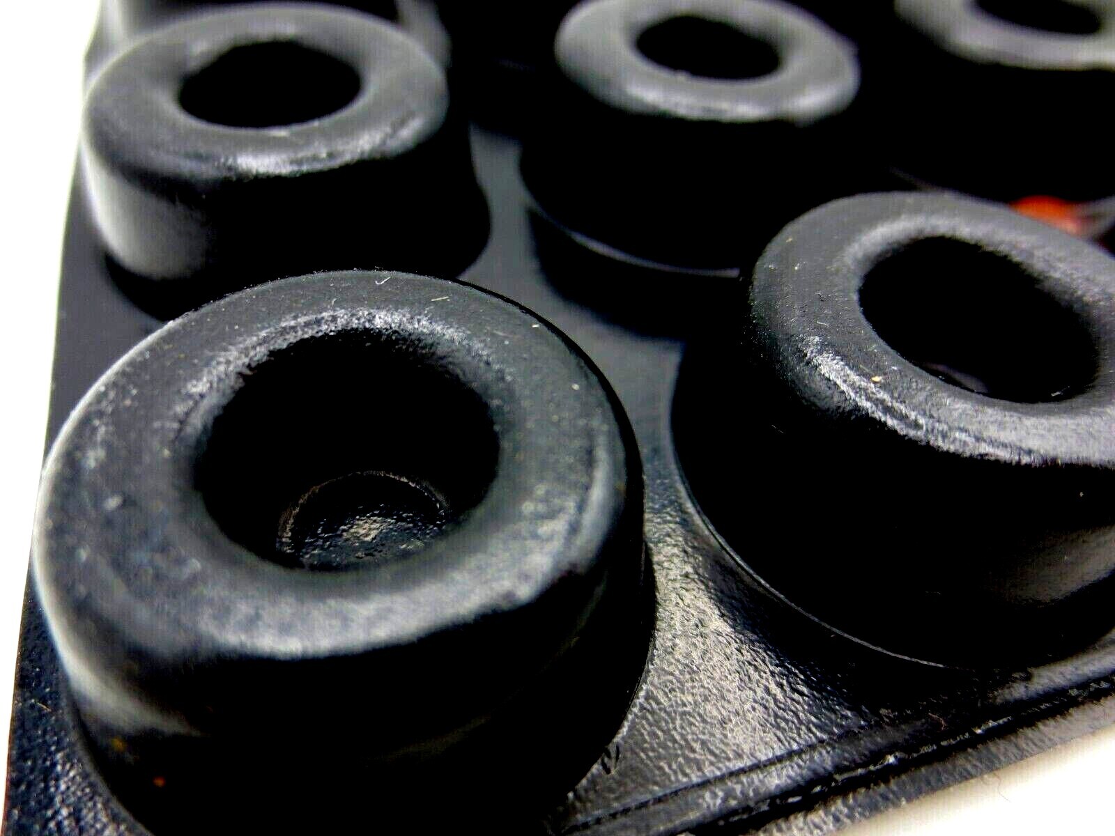 Stick-On Adhesive Durable Rubber Pad, Had 7/8" Round Pad, Is 3/8" Tall