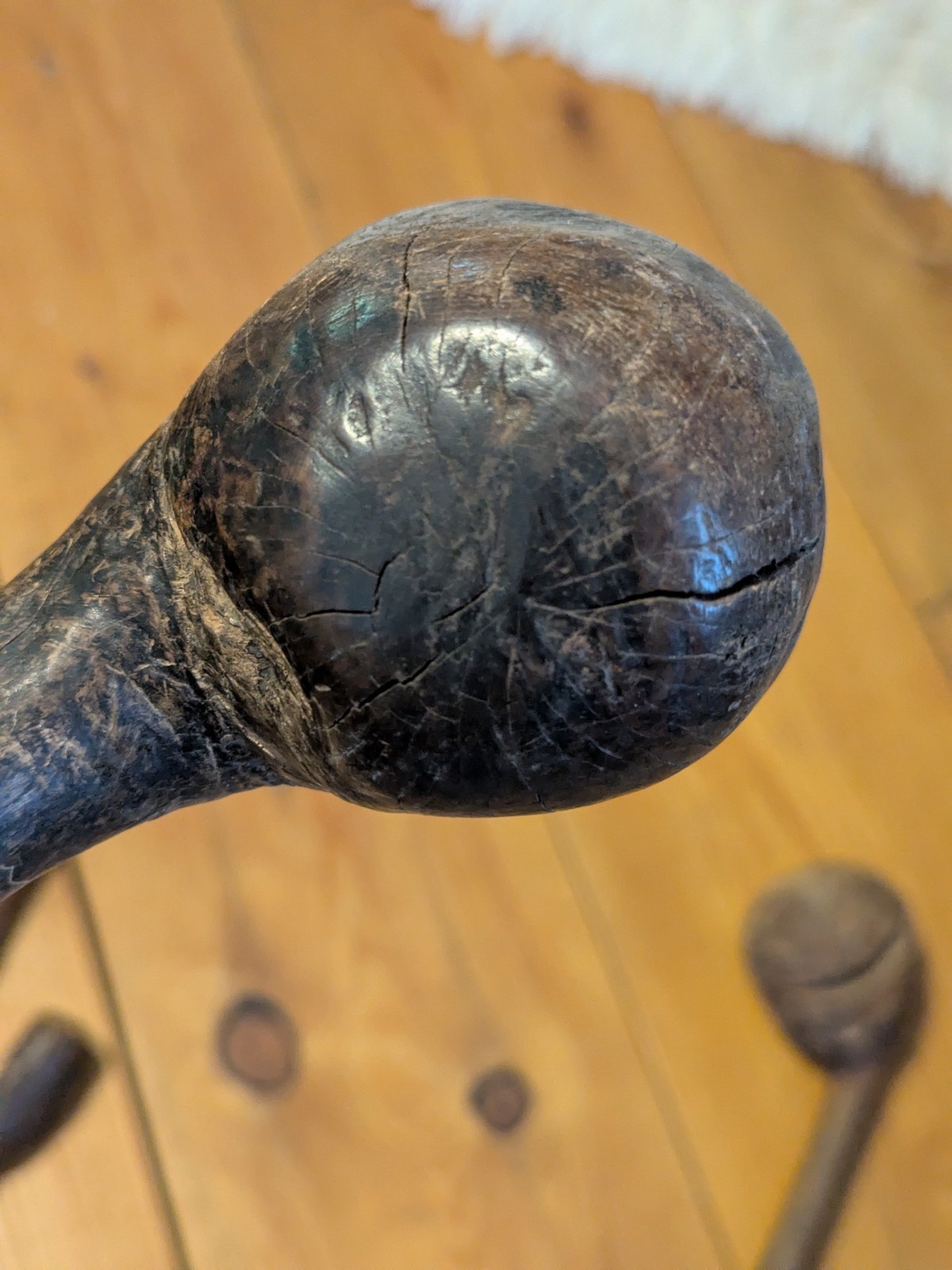 Native American 🔥 Eastern Woodland 🔥War Clubs 💥 Ball Root Burl 🤩 18th 19th C