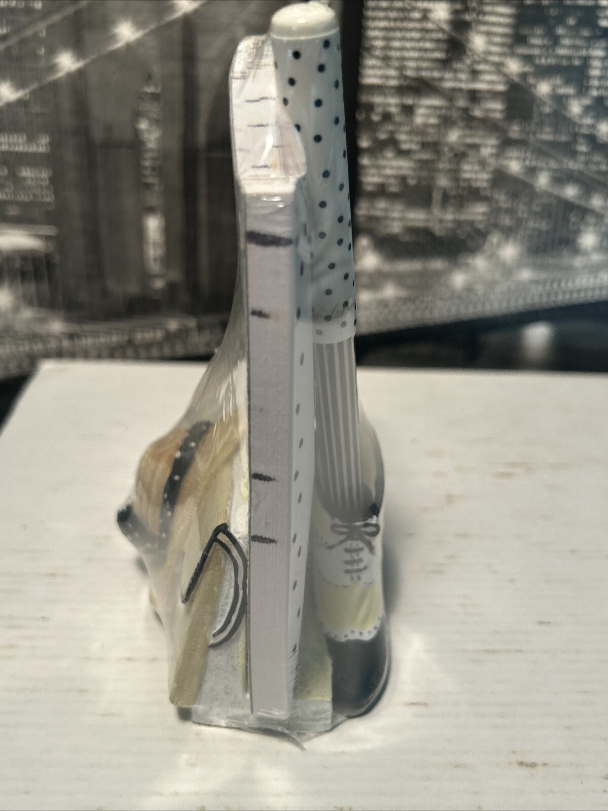 Lady Jayne Ltd Women’s Fashion Notepad & Pen Desktop Holder Set Vtg 90s Sealed