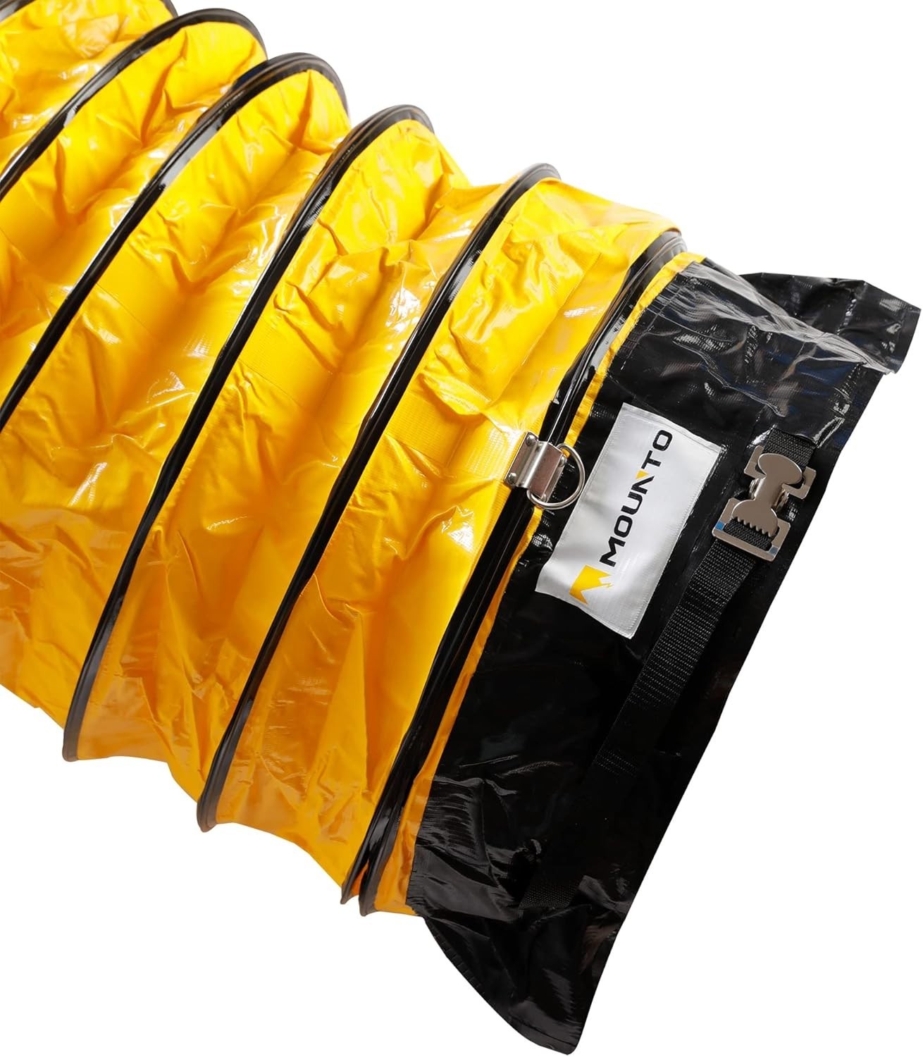 MOUNTO 25FT 8 Inch Flexible Duct Hose PVC Ventilation Ducting Exhaust Fan HVAC H