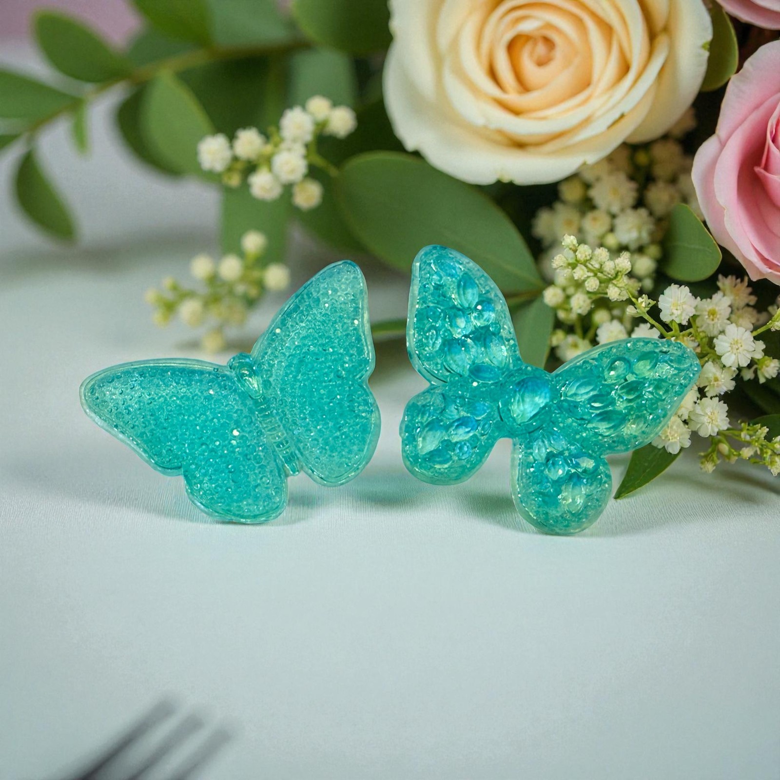 Handmade Dual Crystal Butterfly Mold For Resin
