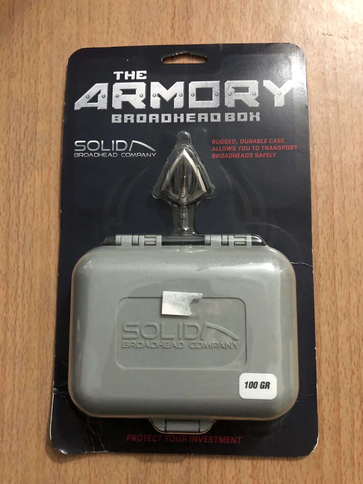 New The Armory Solid Broadhead Company Set Of 3 100 Grain Bleeder Blades