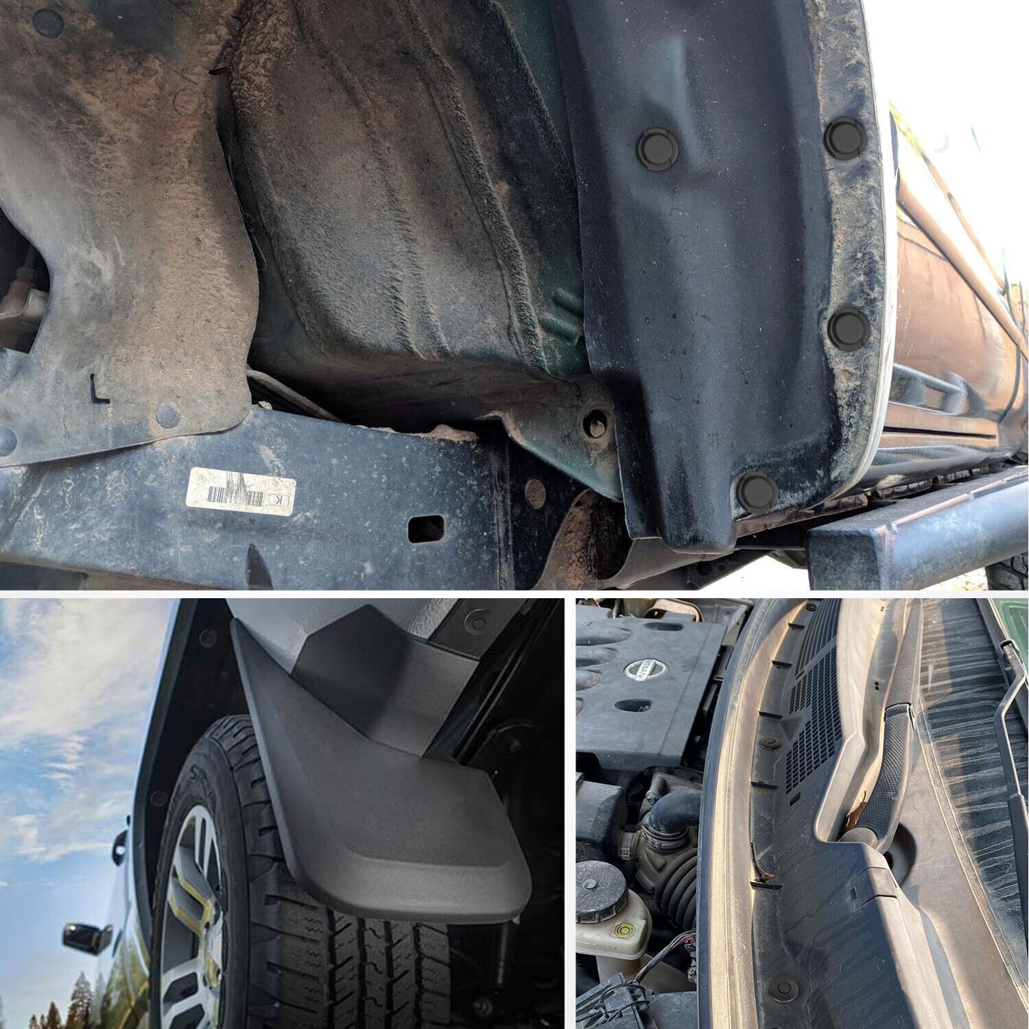 100PCS 8mm Push ATV Fender Clips Body Rivets Fasteners Clamps for Honda Rancher