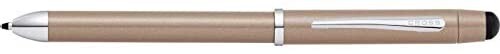 Cross Tech3+ Satin Gold Multifunction Pen with Stylus and 0.5mm Lead, New in Box