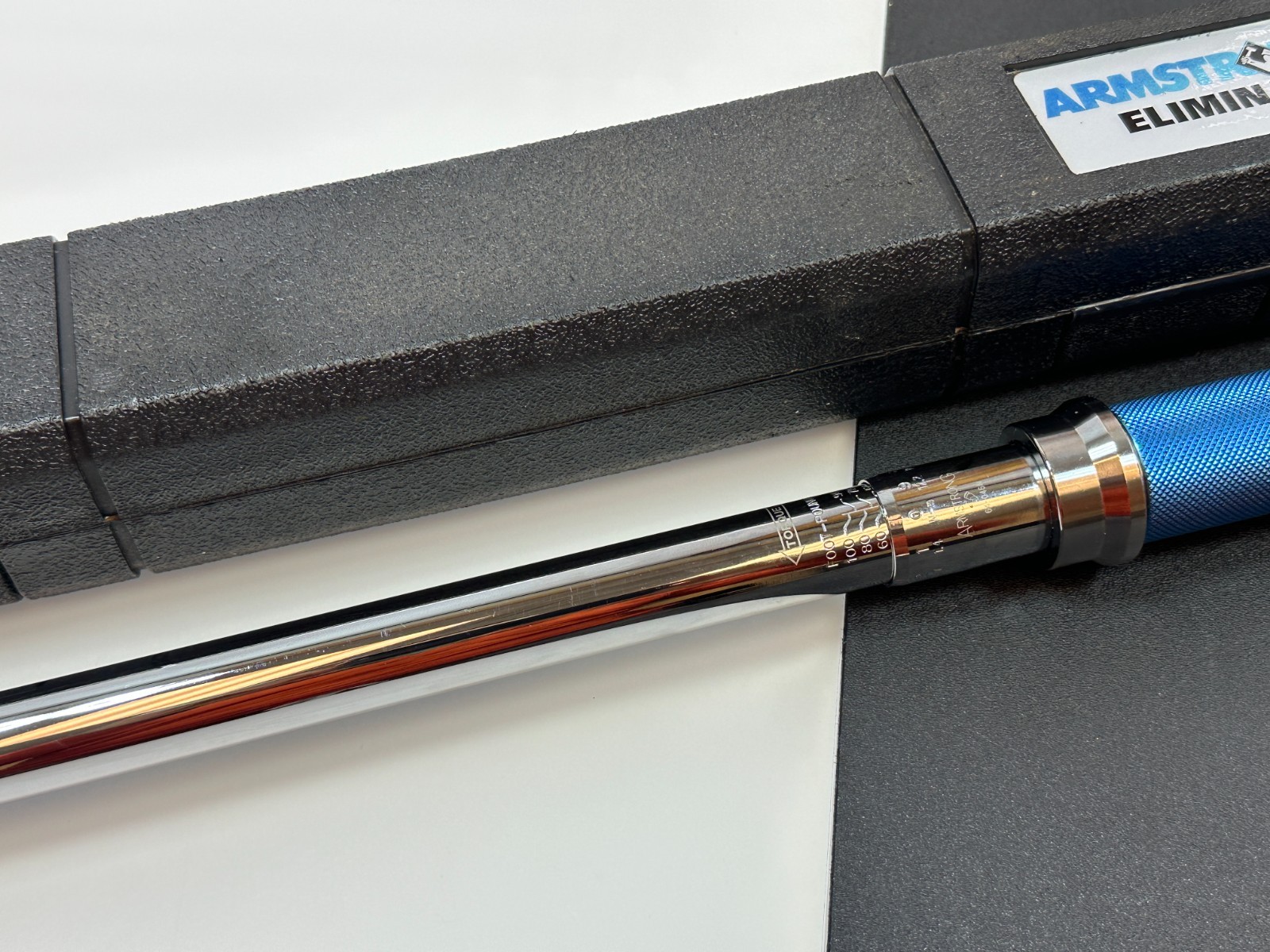 Armstrong Tools USA 3/8" Drive Micrometer Torque Wrench 10 ft/lb - 100 ft/lb