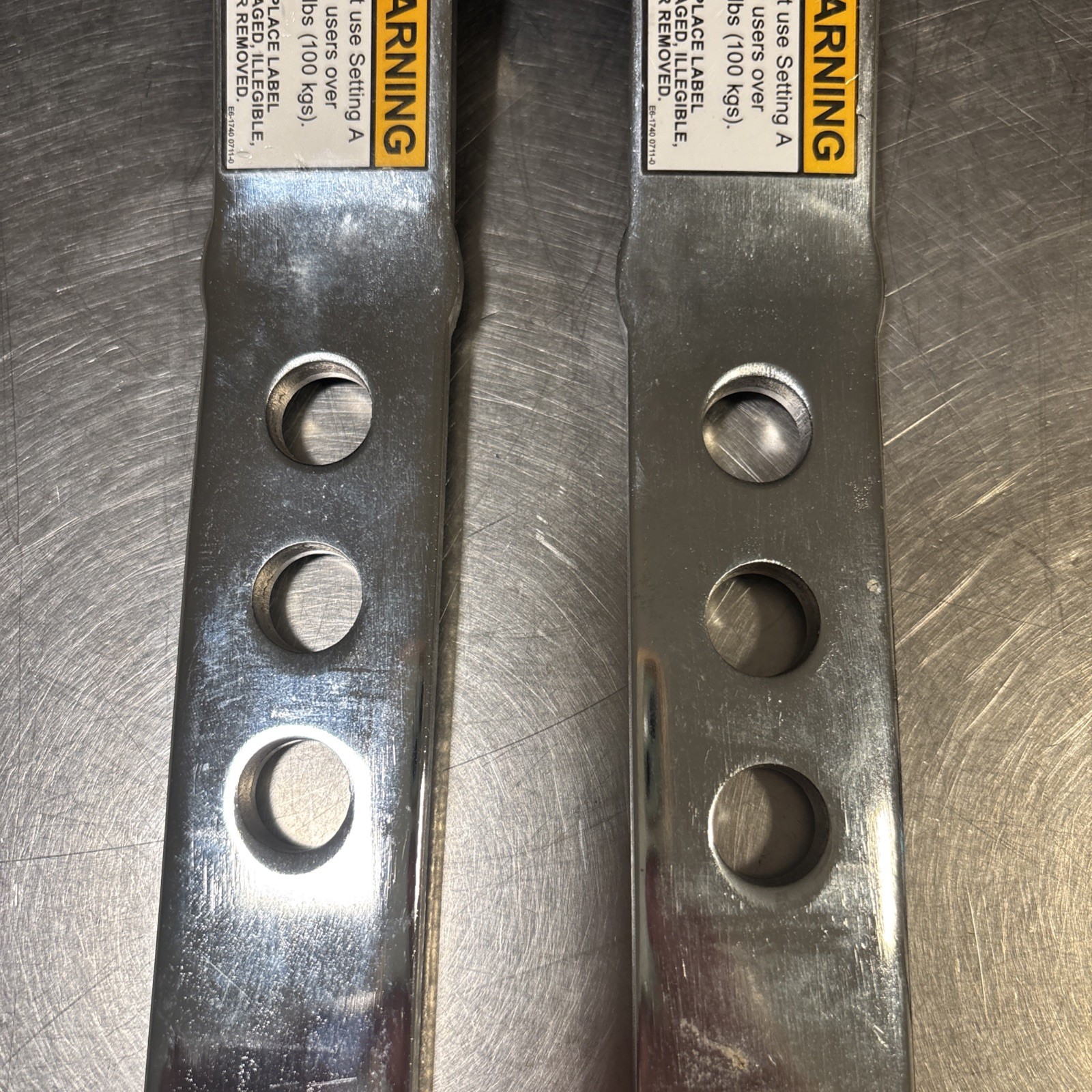 Teeter Hang Ups Inversion Table Replacement 3 Hole Hinges with Handles