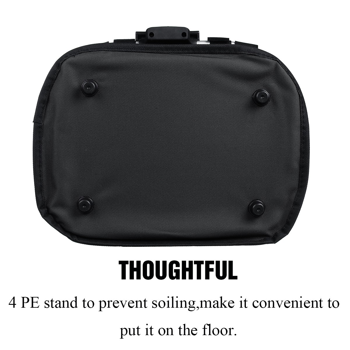 Bicycle Basket Folding Bike Front Handlebar Carrier Storage Bag Large Capacity