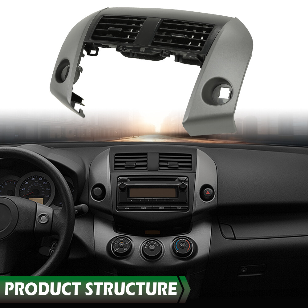 Fit For 2006-2012 Toyota RAV4 Center Dash A/C Vents Panel Trim Bezel 55663-42020