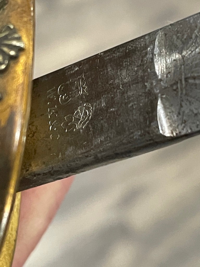 Imperial German Degen Sword by WKC R. Trautvetter Dresden