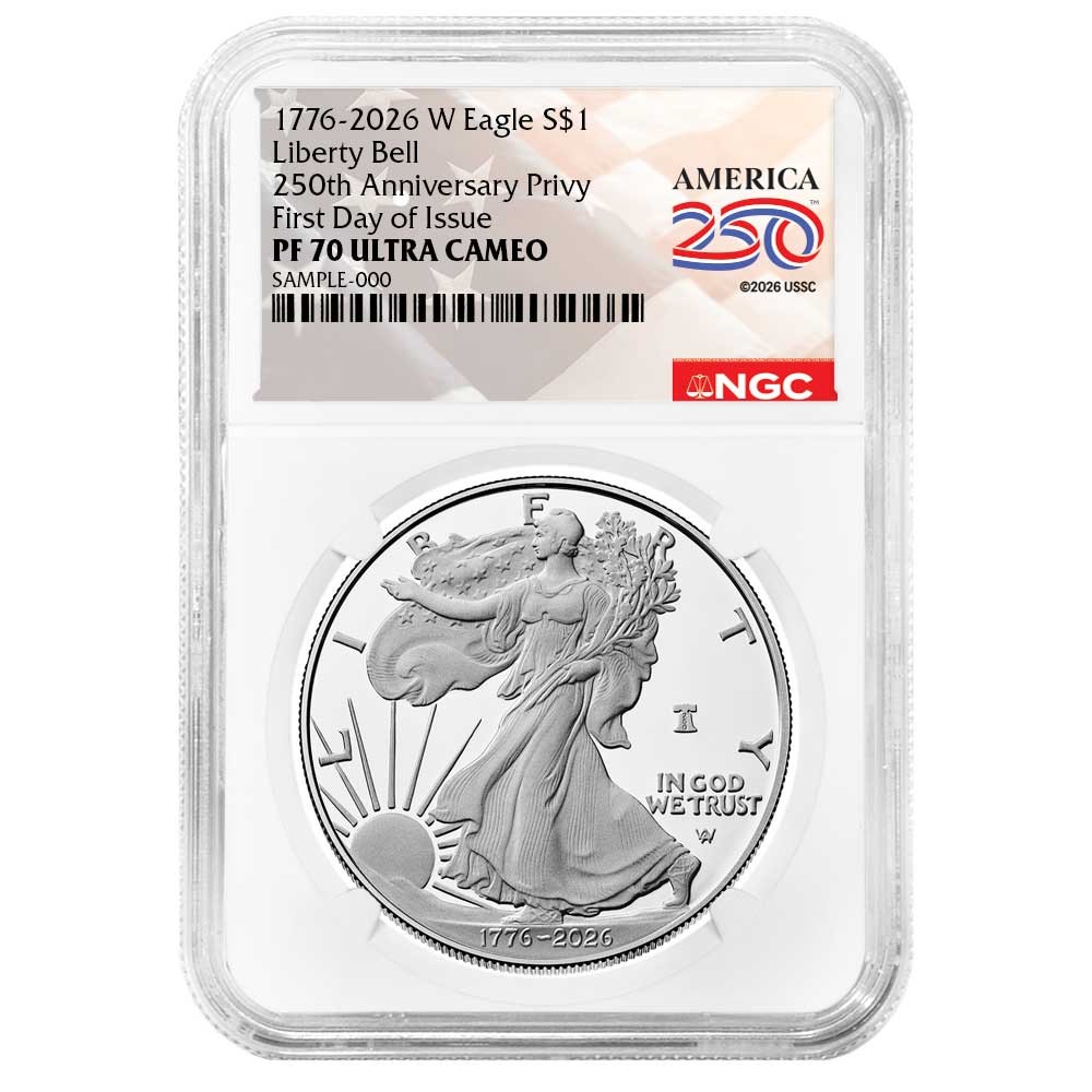 Presale - 2026-W Proof $1 American Silver Eagle NGC PF70UC FDI American 250th