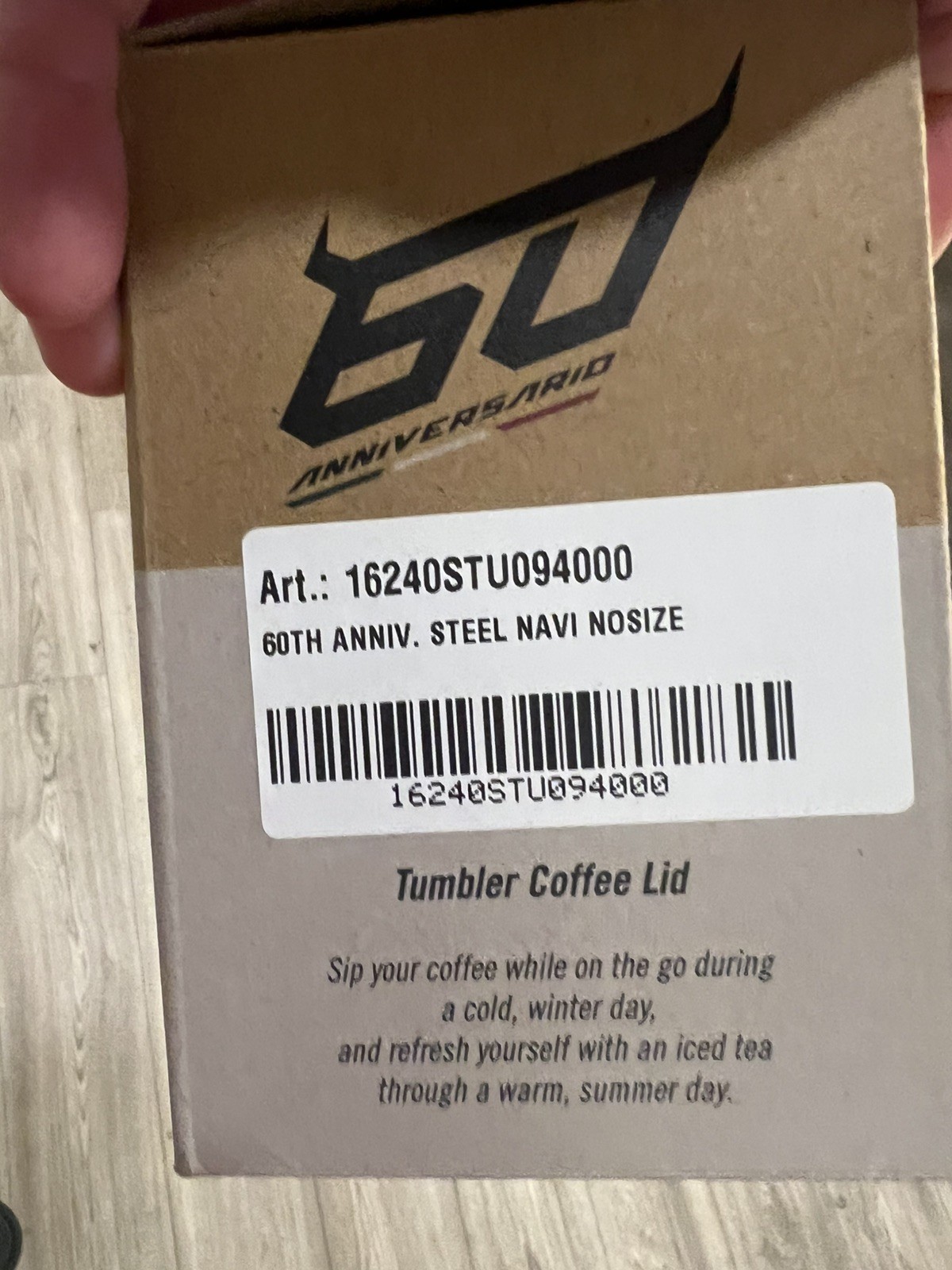 New Automobili Lamborghini travel tumbler Mug Cup Italy 60th anniversary