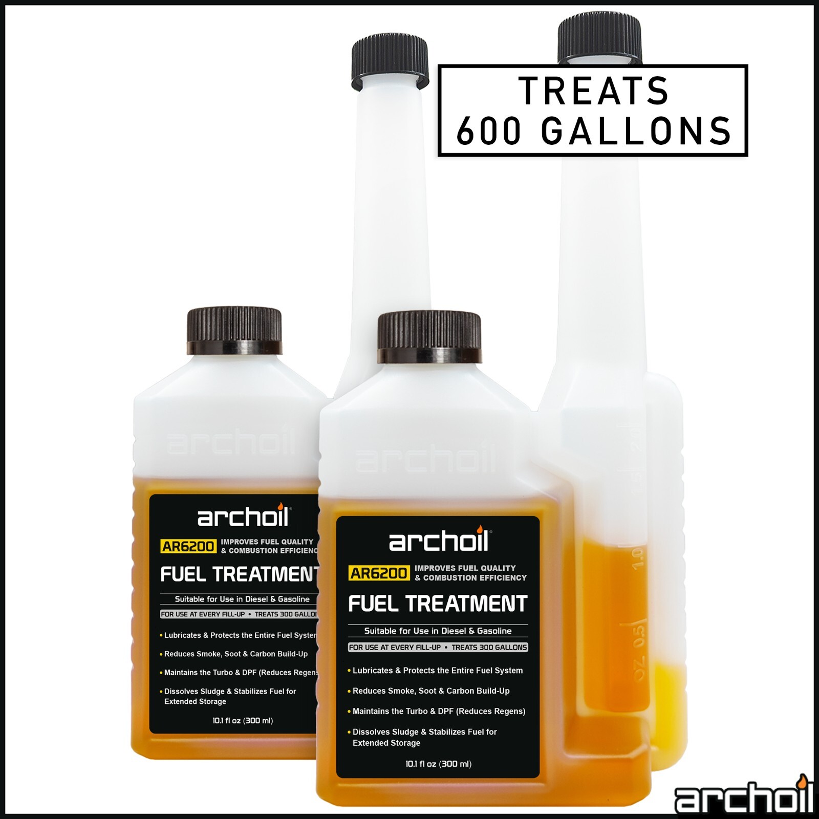 Archoil AR6200 Fuel Treatment 10.1oz Two Pack - Treat 600 Gallons