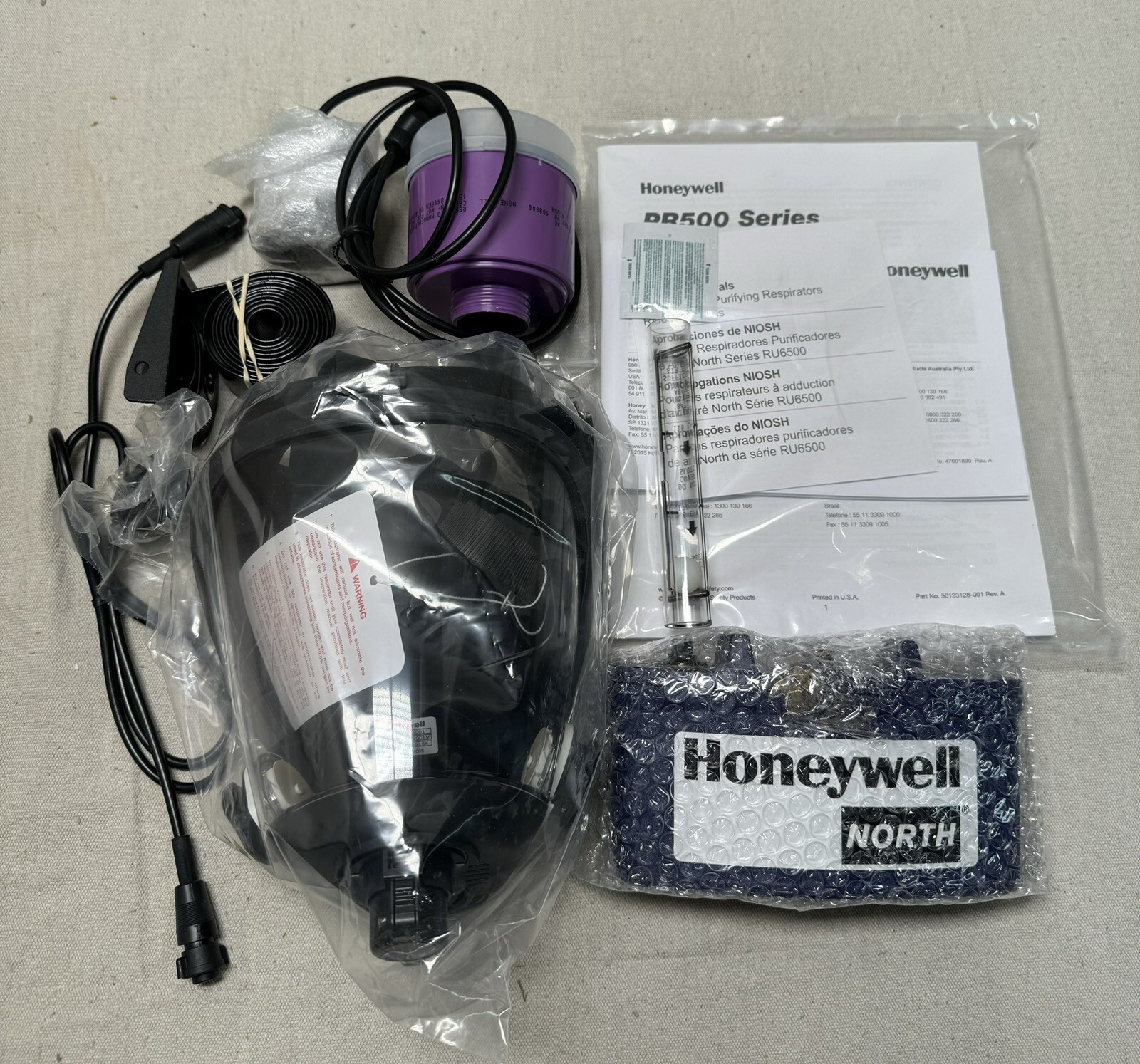 Honeywell North PR501M Face Mounted Powered Air Purifying Respirator Medium