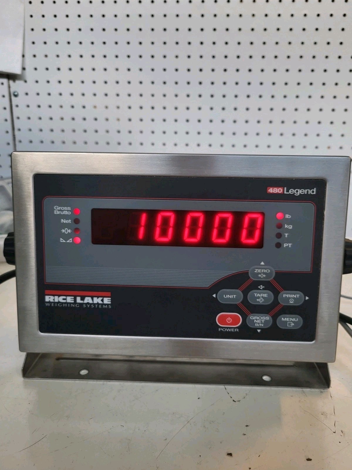 Rice Lake NTEP Legal-For-Trade 480/Analog Output Option IP66 SS weight indicator