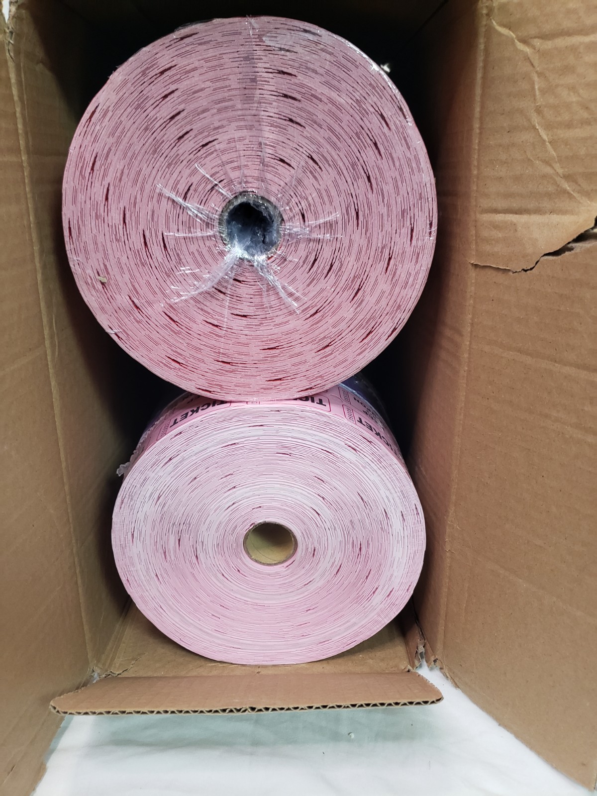 Yuanhe Carnival Double Raffle Tickets Roll 8 Colors of 2000 Tickets for Events