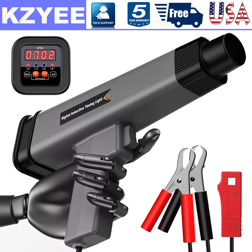 Digital Timing Light Automotive Gun Inductive Ignition Stroke Petrol Engine Car