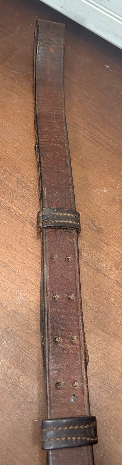 Vtg WWI US ARMY M1907 Leather Sling for M1903 Springfield Rifle