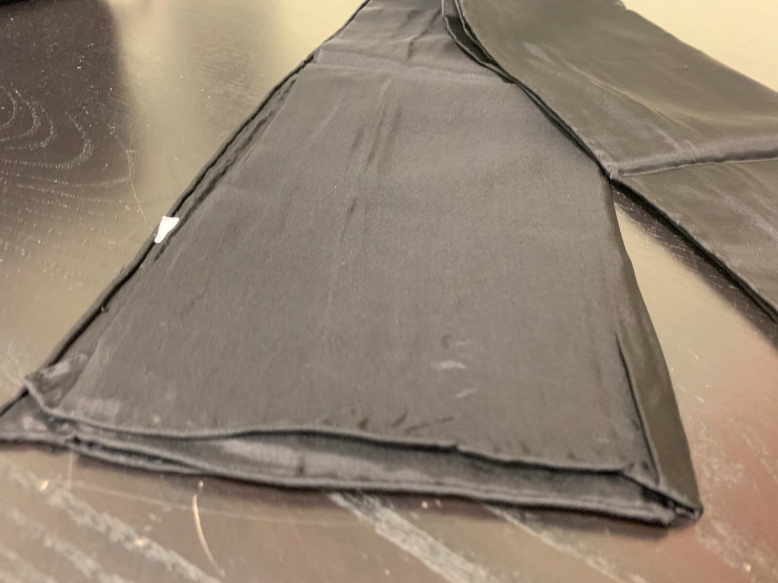 18th Century, Rev War Man's Black 100% Silk Neckerchief Cravat - 11" X 60" - NEW