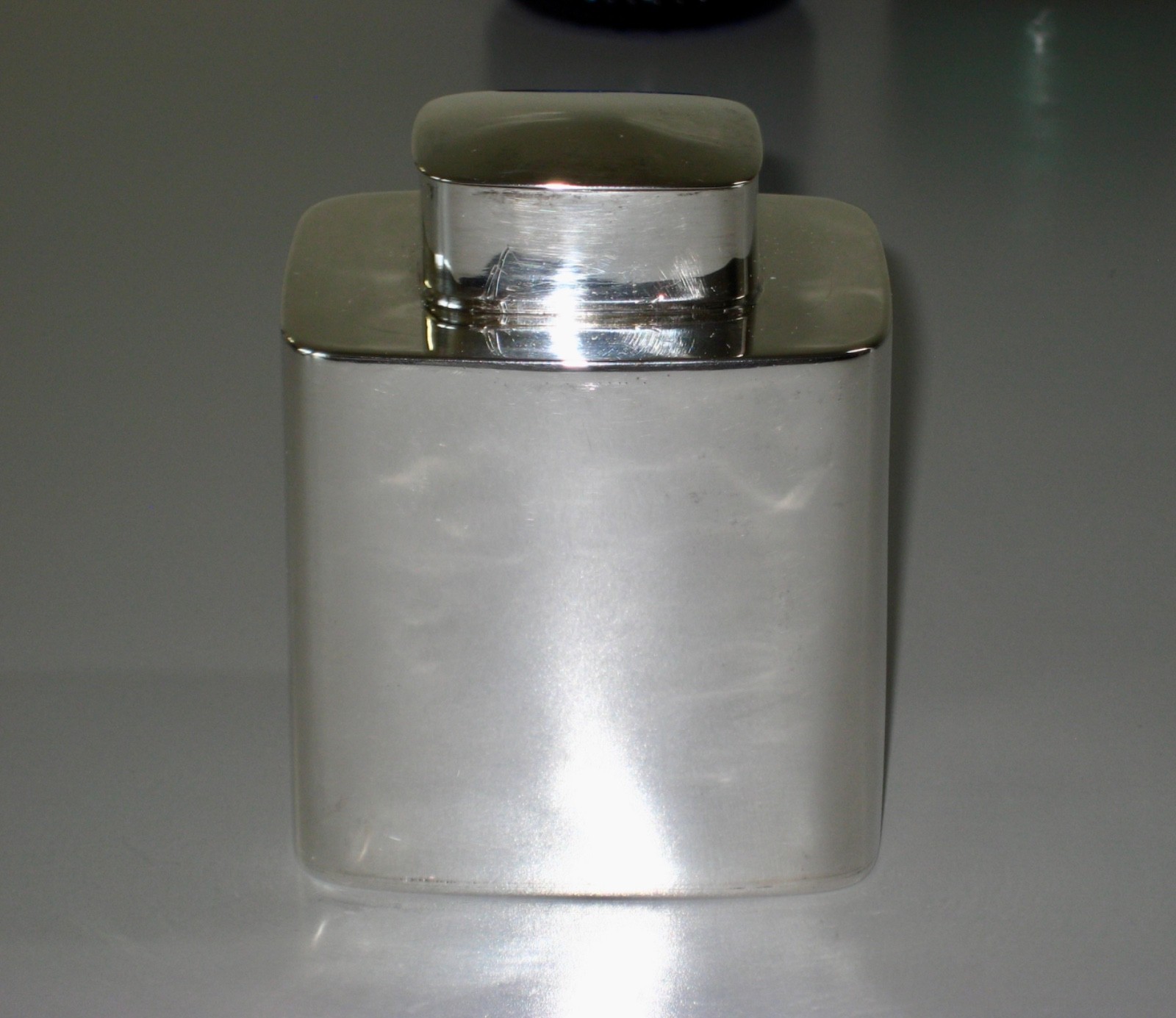 ENGLISH STERLING SILVER CHAS HOUGHAM VINTAGE TEA CADDY CONTAINER, 1811, 228 GR