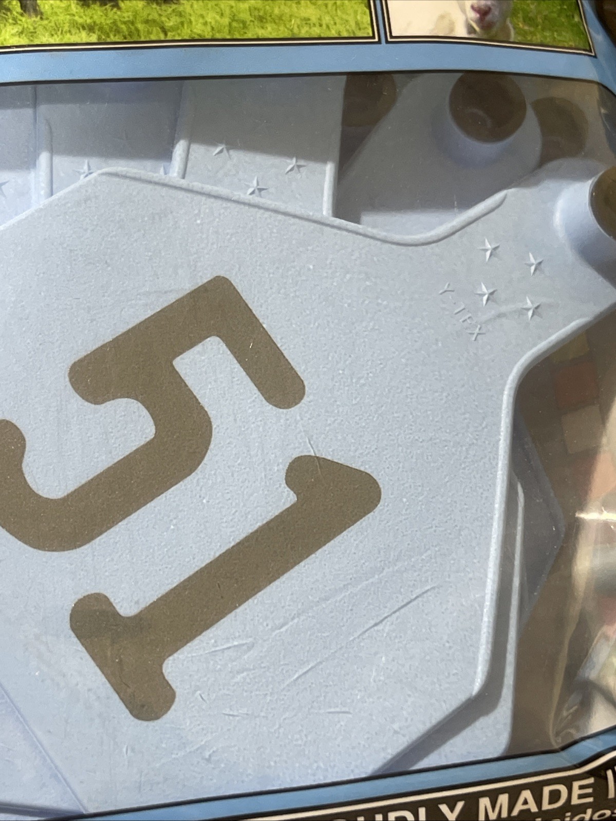 Y-Tex 4 Star Large Cattle Tags 25 Pack, 2 Piece Ear Tag System, Blue, 51-75